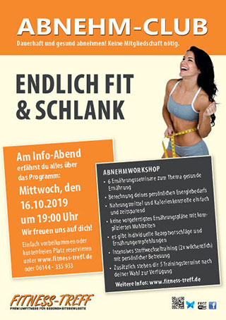 Referenz-Flyer-DIN-A5-Abnehmclub-Fitnesscenter