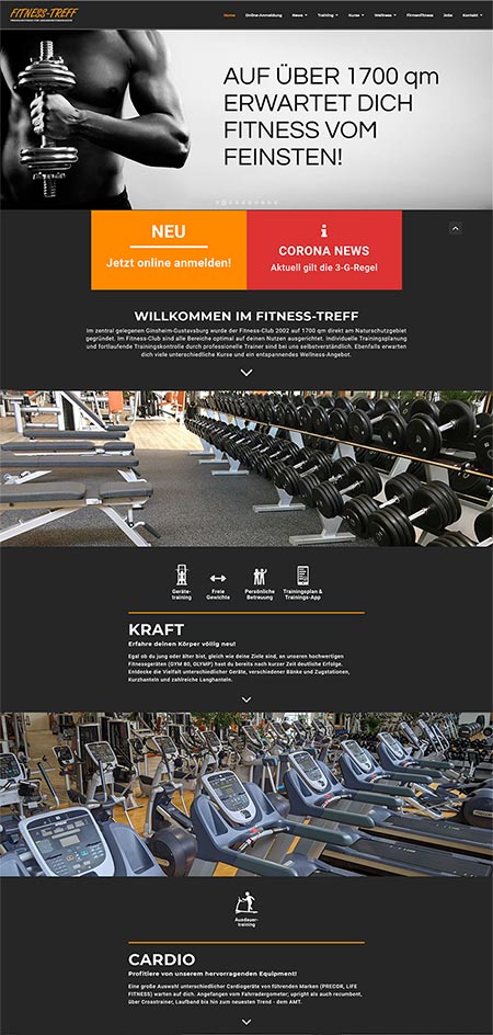 Referenzen-responsive-Webdesign-Auszug Startseite Fitness-Treff Ginsheim